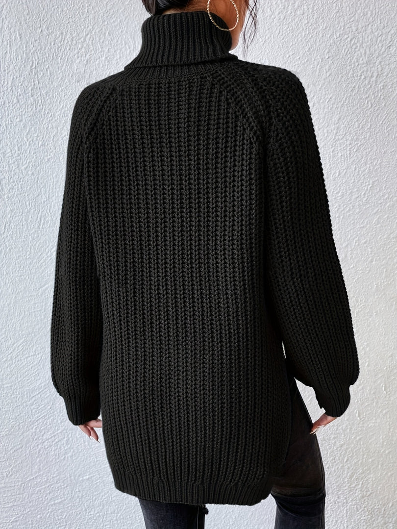 Felina – Langärmeliger Rollkragenpullover Aus Strick