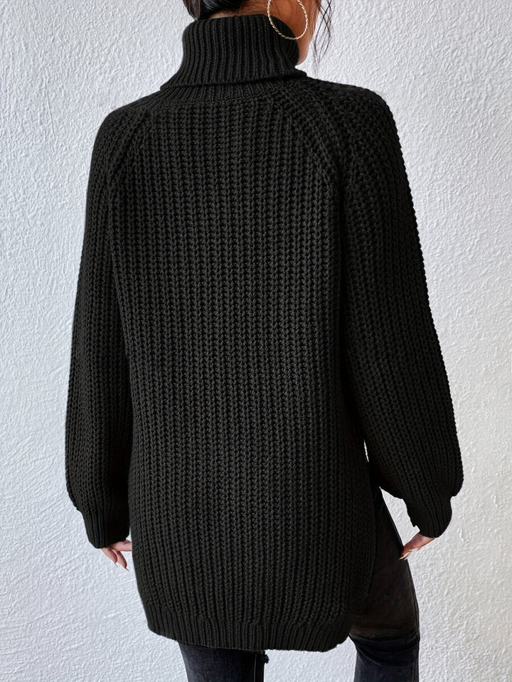 Felina – Langärmeliger Rollkragenpullover Aus Strick