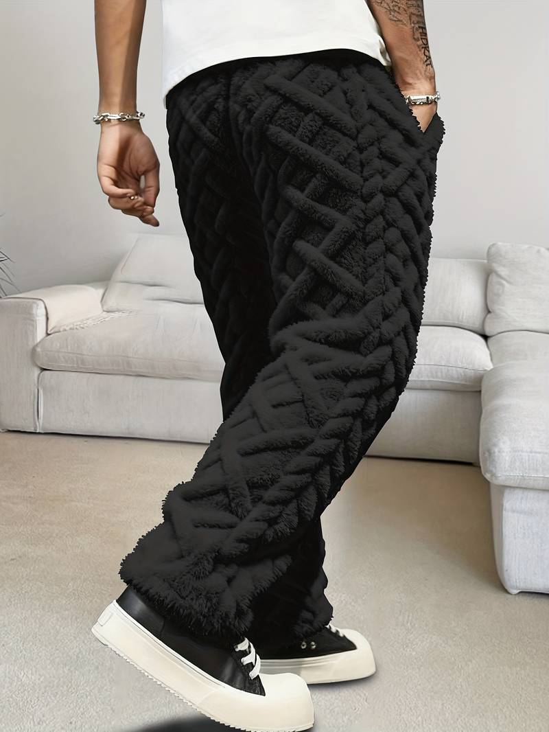 Zecharia - Hose Mit Geometrischem Muster Und Elastischem Bund