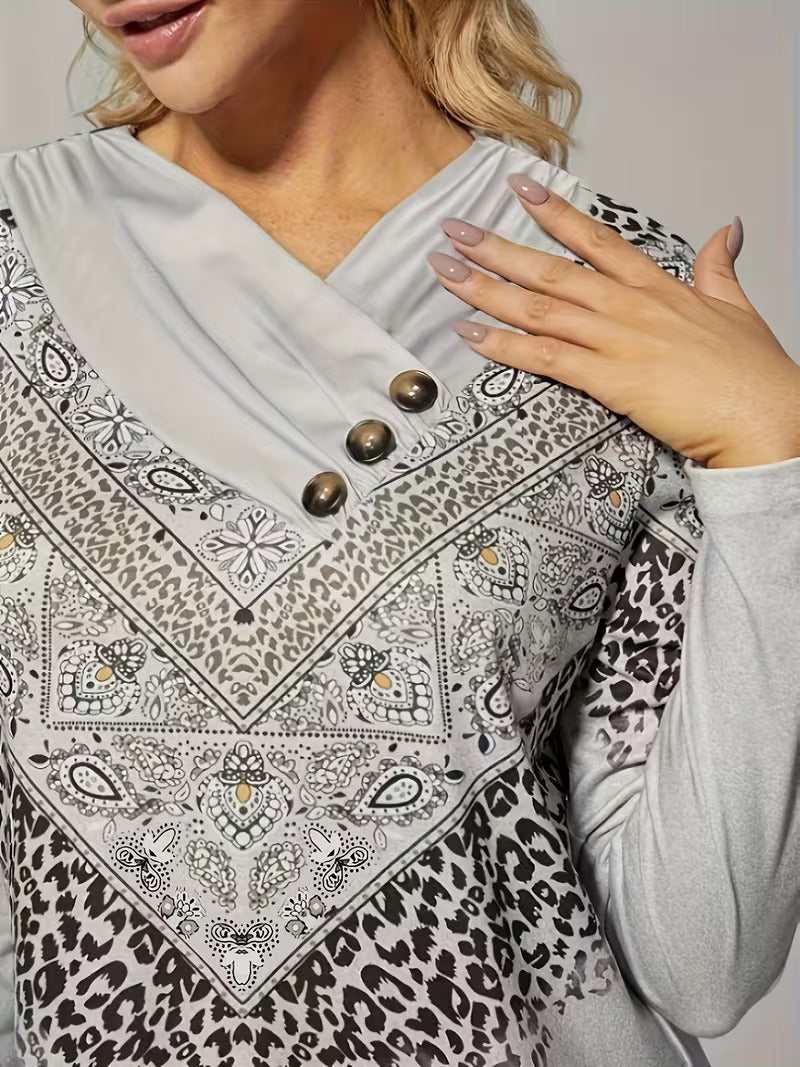 Dainora – Minikleid im Ethnischen Stil Mit Tatarischem Drucken