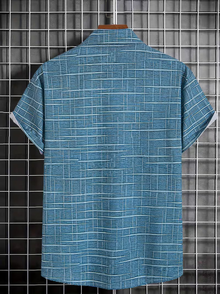 Jerrick - Hemd Mit Geometrischem Vintage-Print
