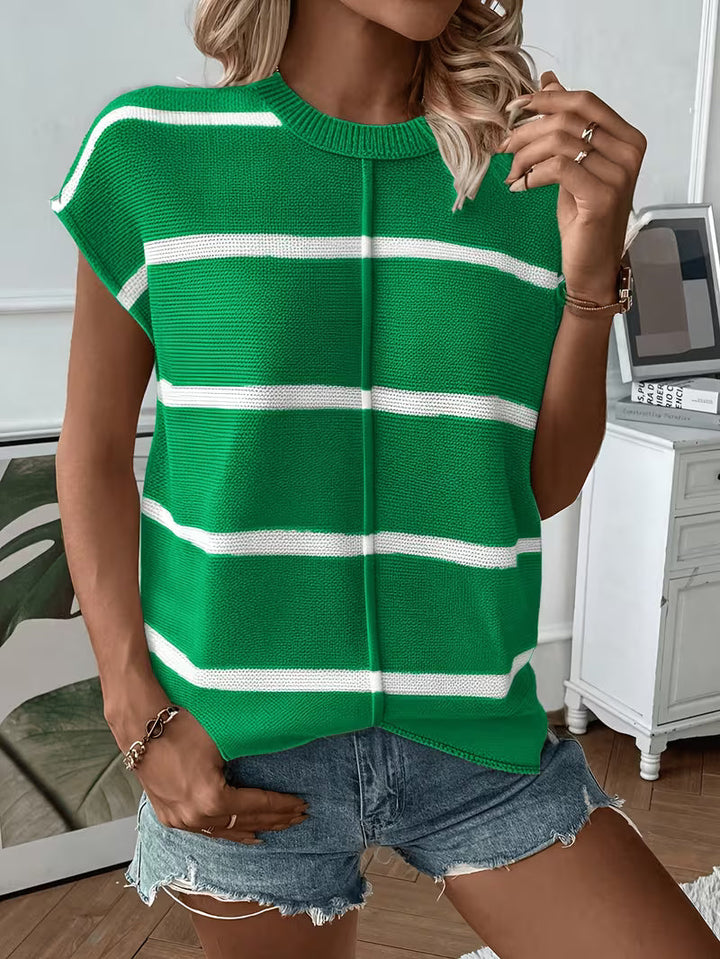 Agatha - Lässiger Locker Sitzender Ärmelloser Sommer Pullover
