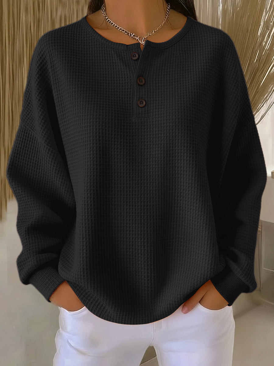 Myah – Lässiges Sweatshirt mit Rundhalsausschnitt