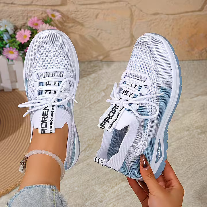 Loreta - Atmungsaktive Mesh Sneaker Mit Farbverlauf