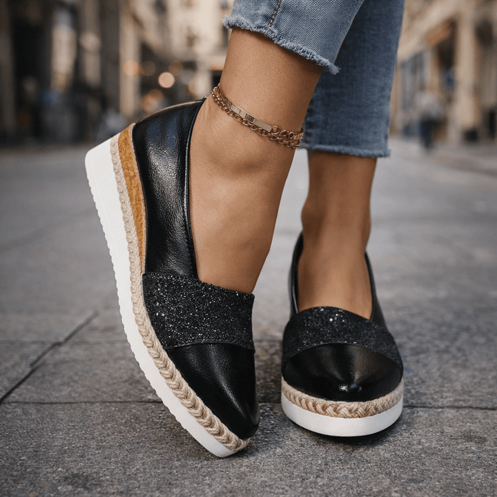 Jahaira – Elegante Rutschfeste Keilabsatzschuhe