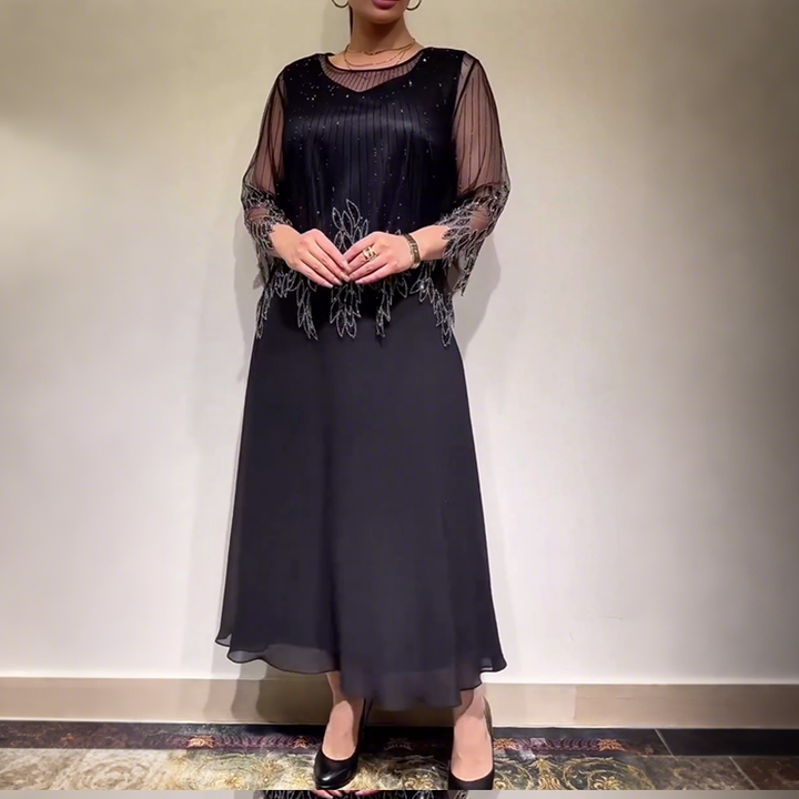 Eiriana – Elegantes Midi Kleid