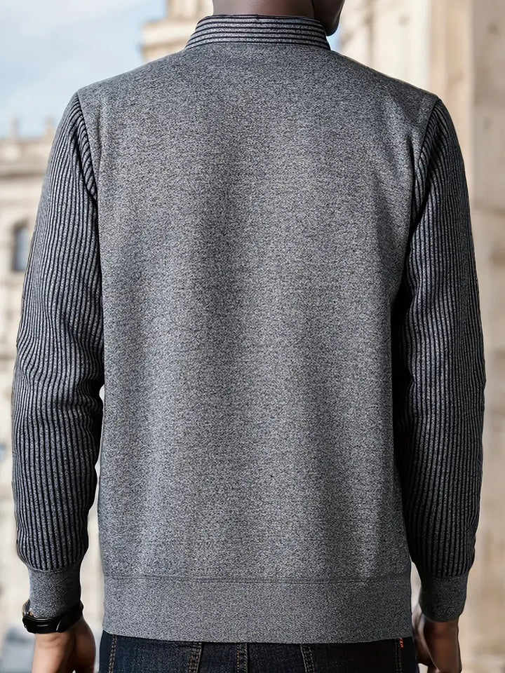 Leroy – Lässiger Langarm Strickpullover
