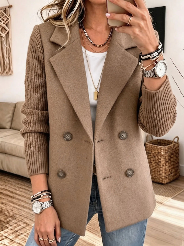 Winchell - Stylische Herbst Jacke Mit Gestrickten Ärmeln
