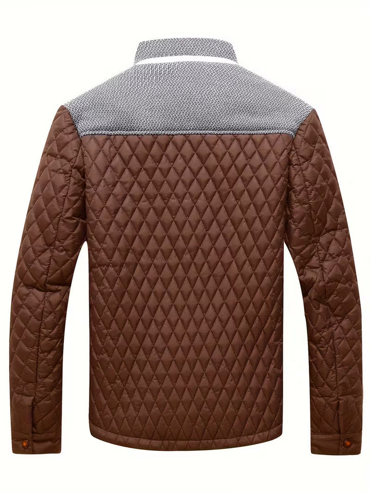 Stetson – Pufferjacke Mit Rauten-Patchwork