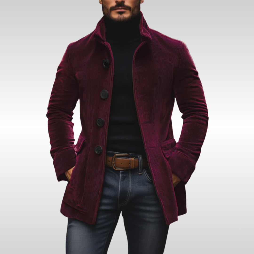 Eddard – Langärmelige Cord Jacke