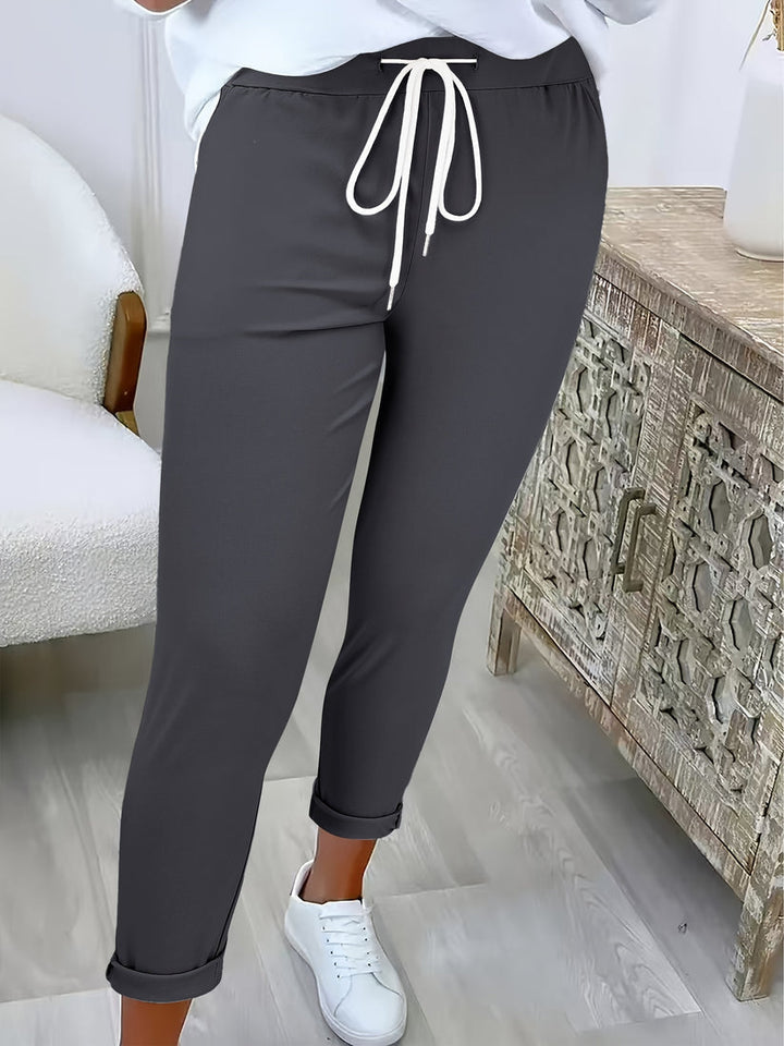 Jaimee - Bequeme Kordelzug Hose