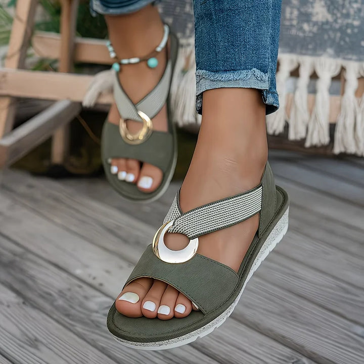 Dearica - Elegante Sandale Mit Elastischem Riemen