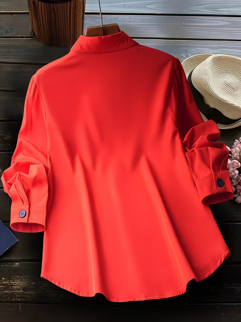 Fausta – Einreihiges Langarm Hemd