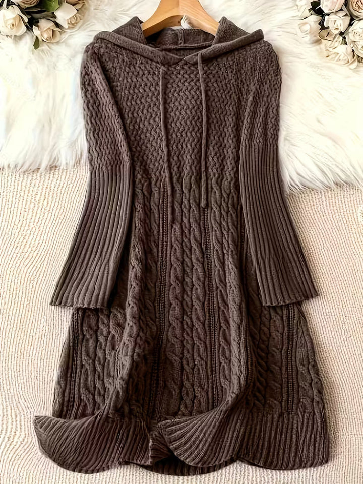 Jakynta – Lässiges Kapuzen Kleid