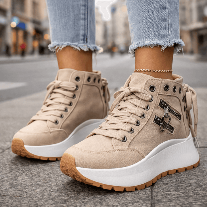Kamala – Klobige Sohle Schnür Turnschuh