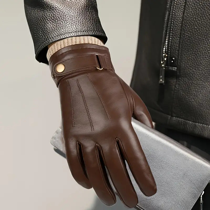 Matheo - Winter Thermo Hand Schuhe Aus Leder