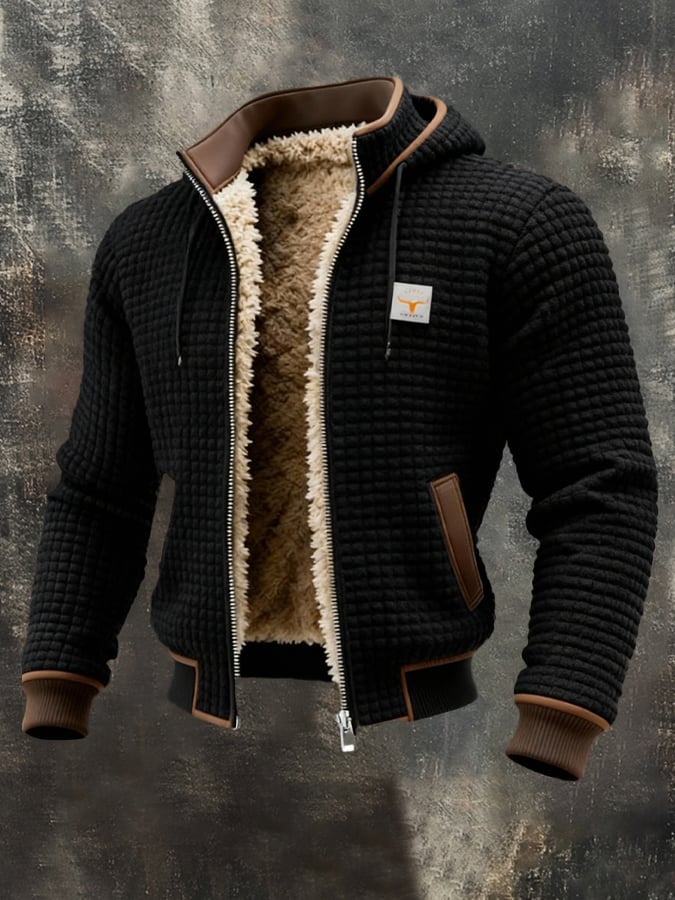 Natan - Fleece Stepp Jacke Mit Langen Ärmeln