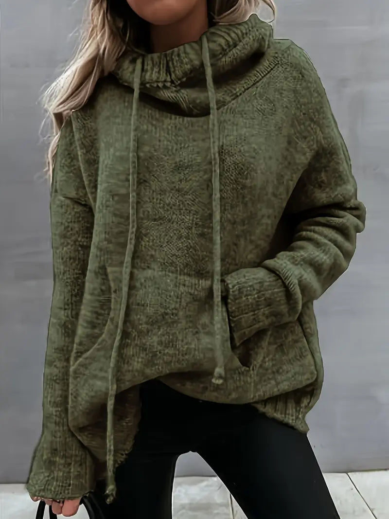 Natala - Strickpullover Mit Kängurutasche