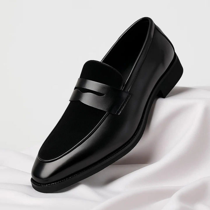 Callen – Zweifarbige Penny-Loafer Als Slipper