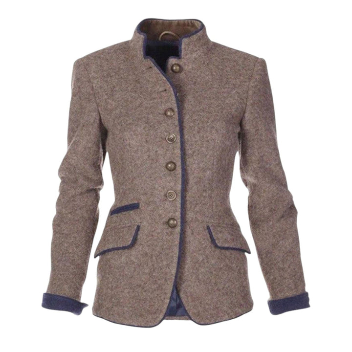 Nysha – Blazer Mit Stehkragen im Heritage-Stil
