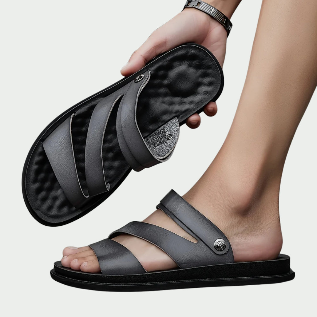 Ryan - Lässige Leder Sandalen