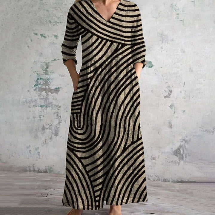 Ayla - Vintage Streifenkleid