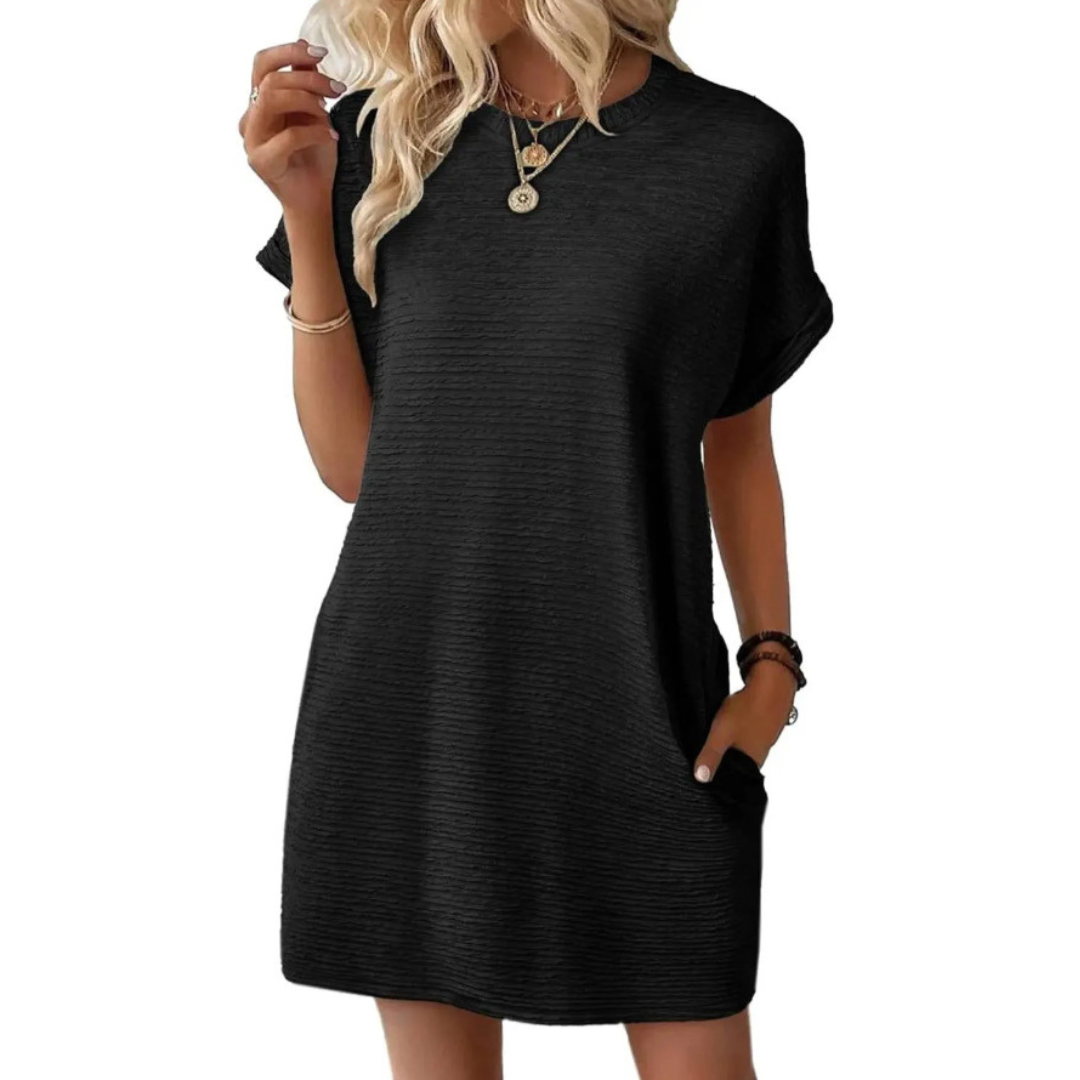 Elviaa – Elegantes Minikleid Mit Tasche