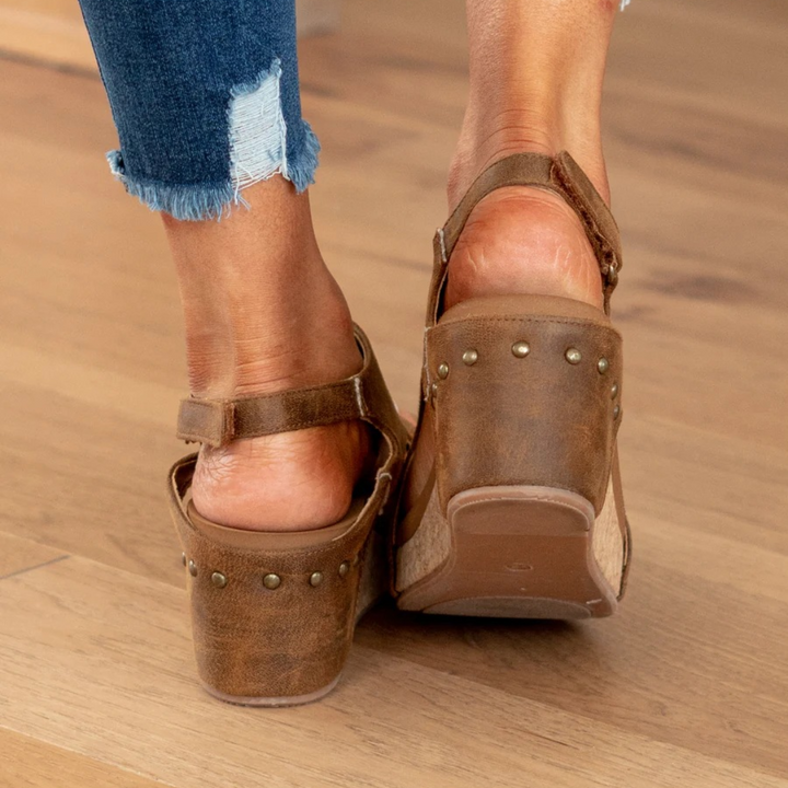 Makrina - Bequeme Sandalen Mit Keilabsatz