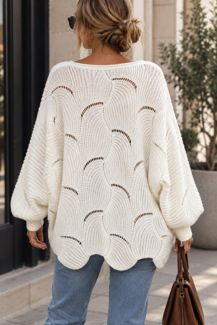 Zeyna – Langärmeliger Strickpullover