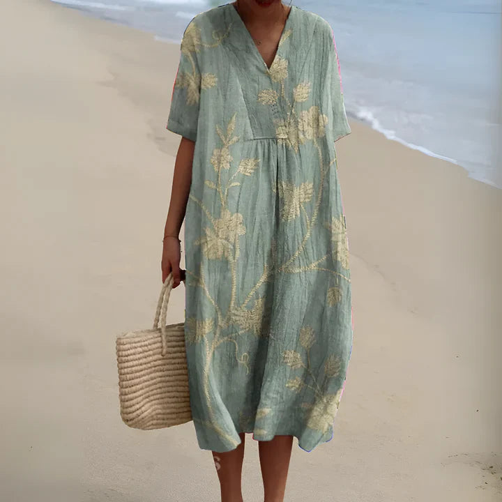 Olalla – Sommerkleid Mit Muster