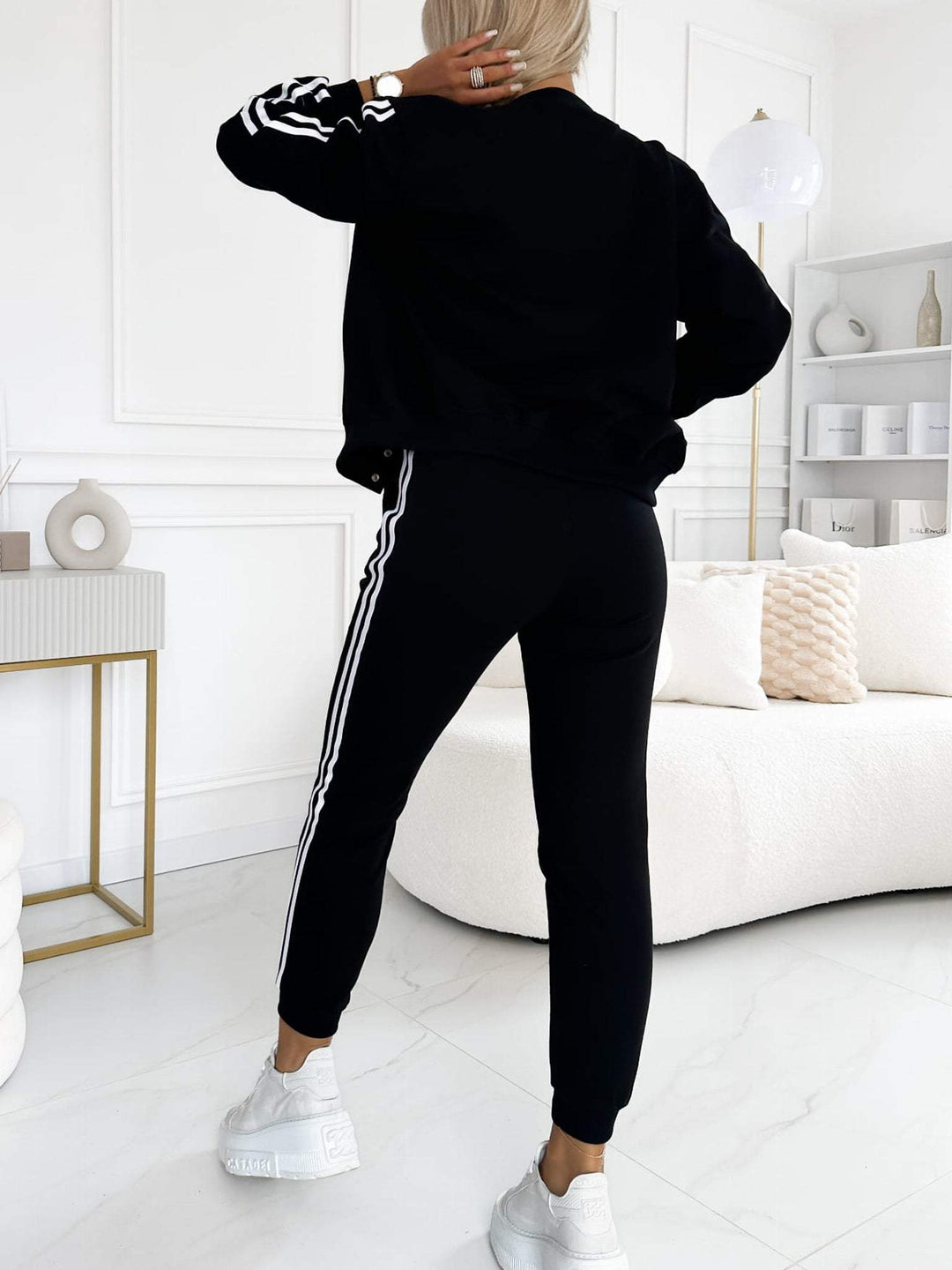 Kendra - Rundhalsausschnitt Jacke und Hose 3 Stück Set