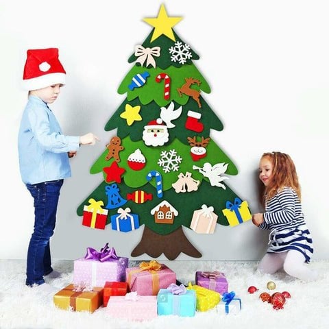 TreeTastic – DIY-Filz Weihnachtsbaum-Setz