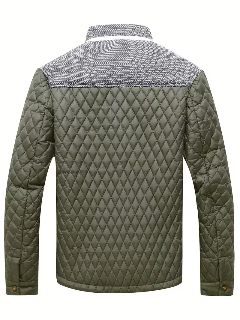 Stetson – Pufferjacke Mit Rauten-Patchwork
