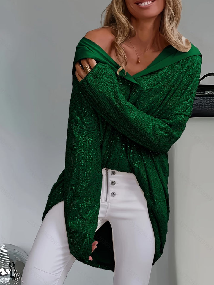 Jessia – Langärmliges Kapuzenshirt