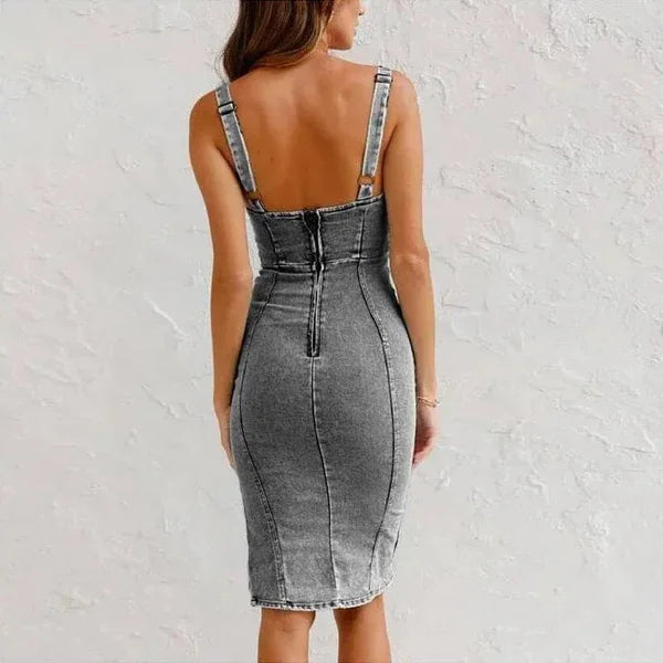 Anetee – Dehnung-Jeansrock Mit Verstellbarem Bund