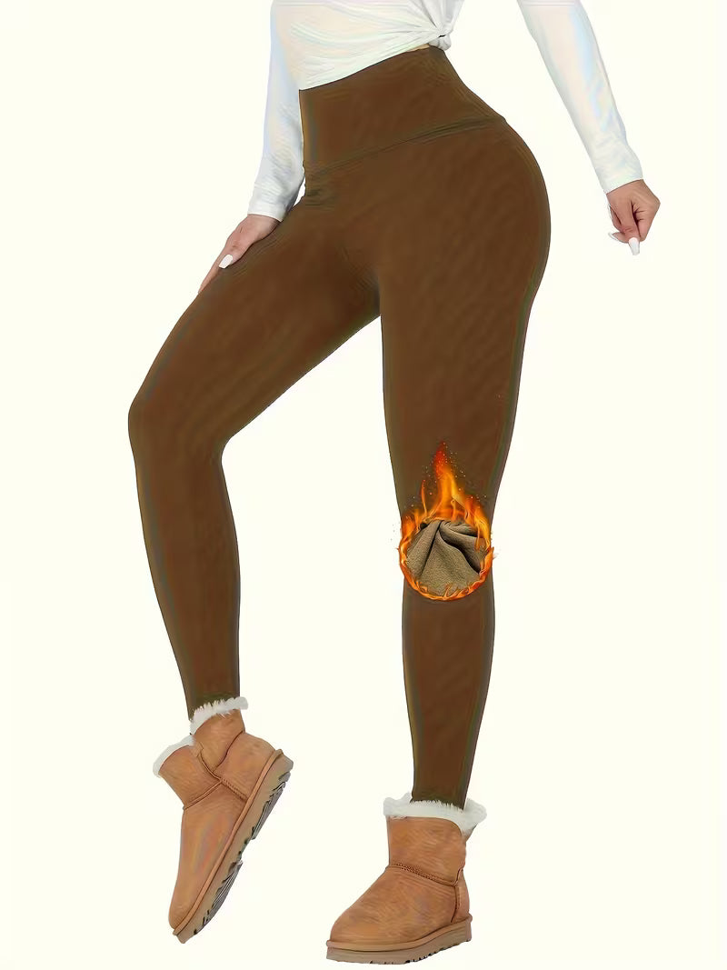 Linzay – Leggings Mit Hohem Bund Und Thermofleece-Futter