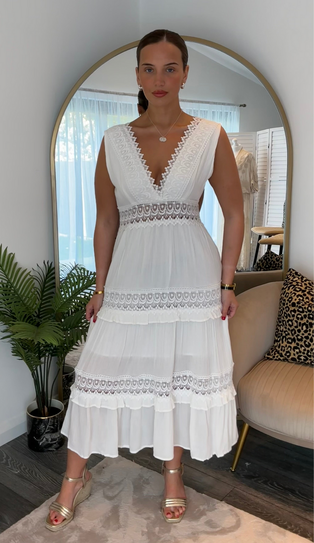 Clothilde – Langes Sommer Kleid Aus Häkelstoff