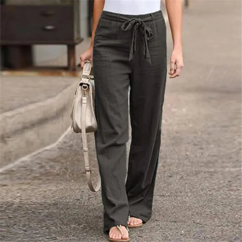 Ilnara - Leinen Stretch Hose