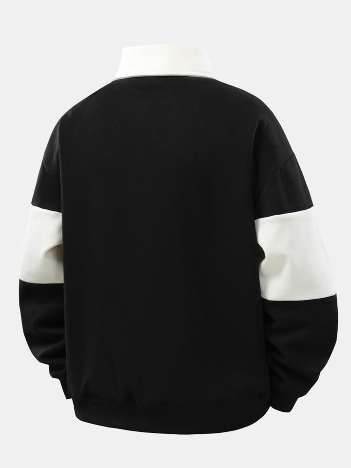 Jefro – Sweatshirt Mit Farbblock Und Cord Hose