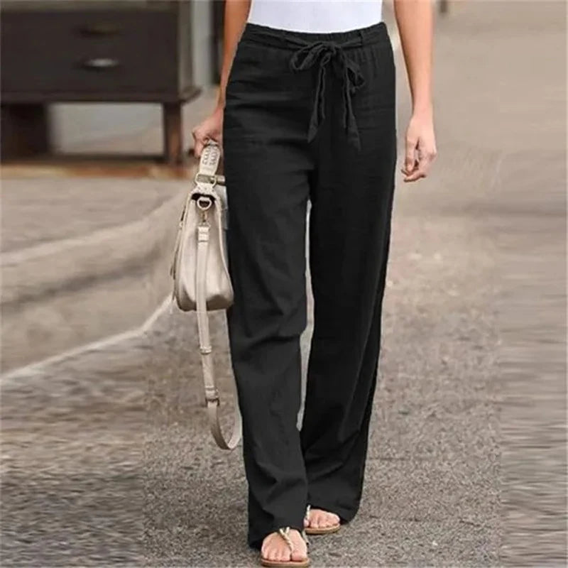 Ilnara - Leinen Stretch Hose