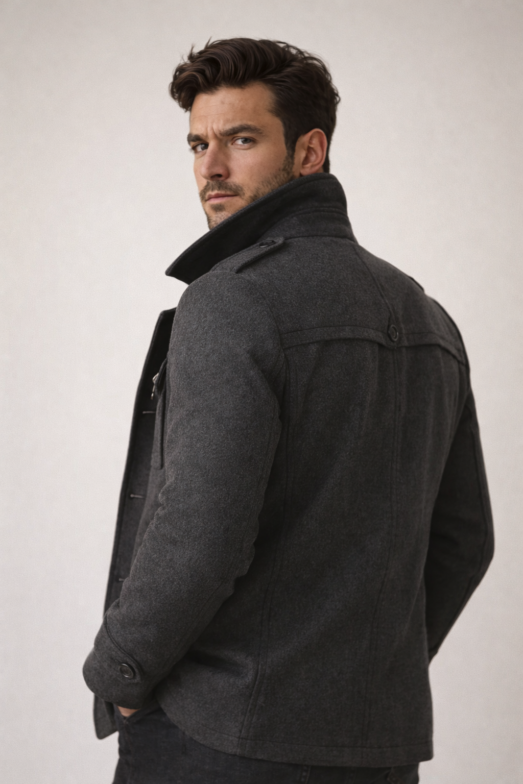 Mykhailo – Winter Mantel Mit Reißverschluss