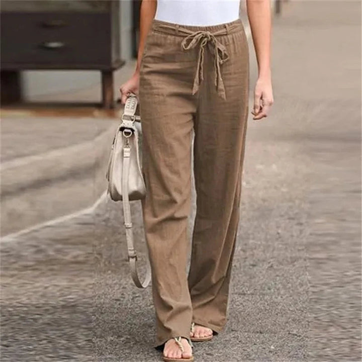 Ilnara - Leinen Stretch Hose