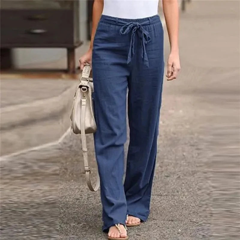 Ilnara - Leinen Stretch Hose