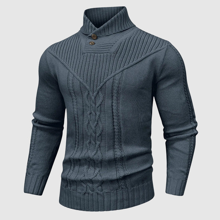 Gregorio – Strick Pullover Mit Schalkragen