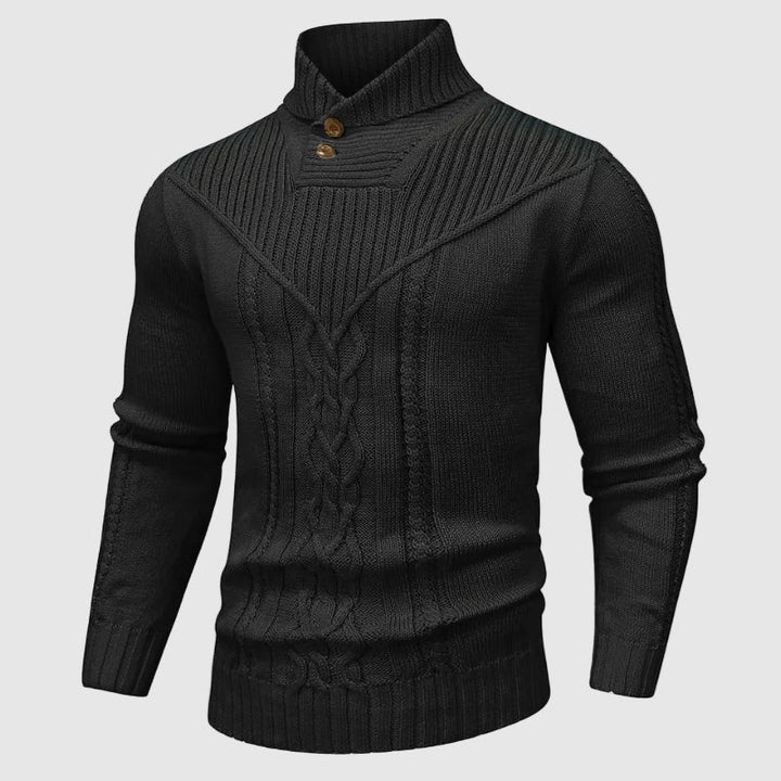 Gregorio – Strick Pullover Mit Schalkragen