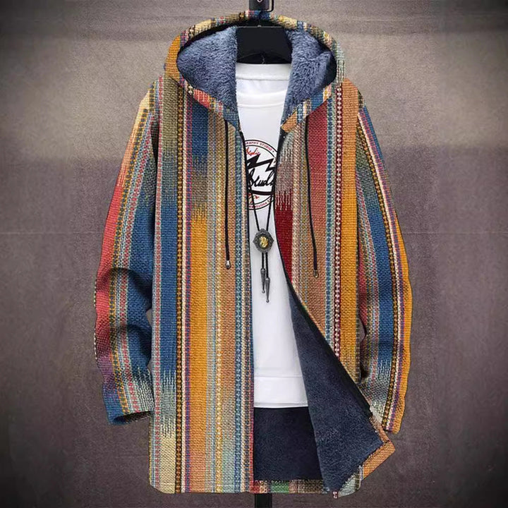 Annet - Luxuriöser, von Kunst inspirierter Cardigan mit Reißverschluss