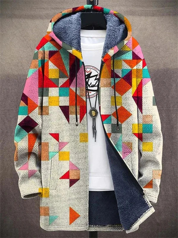 Aria - Luxuriöse Strickjacke mit künstlerischem Reißverschluss