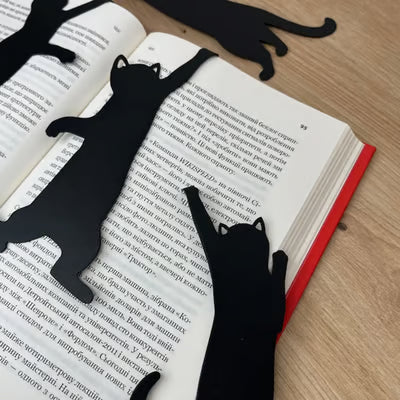 KittyMark – Metall Lesezeichen in Form einer Katze