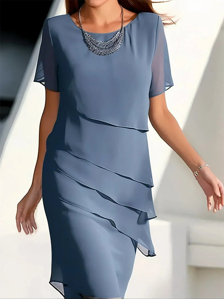 Drusilla – Midi Kleid mit Kurzen Ärmeln