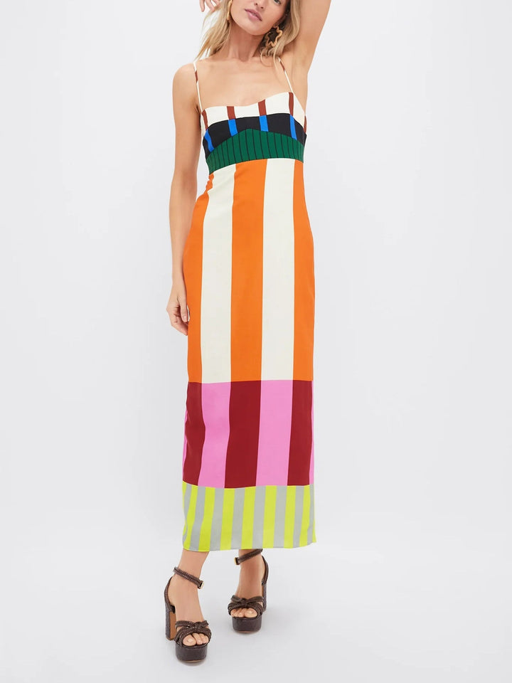 Sienna  - Bengal Multi Paloma Maxikleid